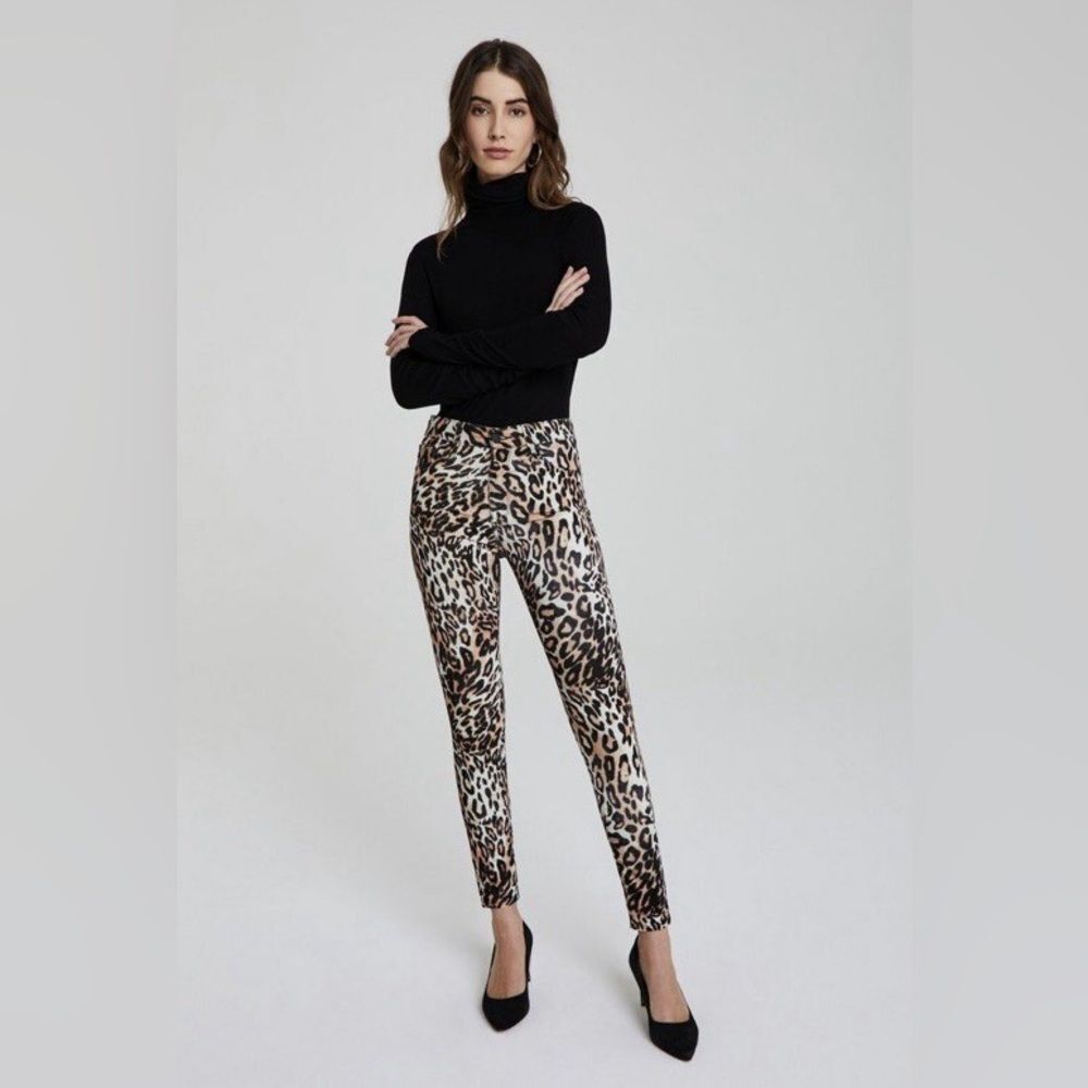 NEW AG Adriano Goldschmied THE FARRAH SKINNY ANKLE Leopard Print 27